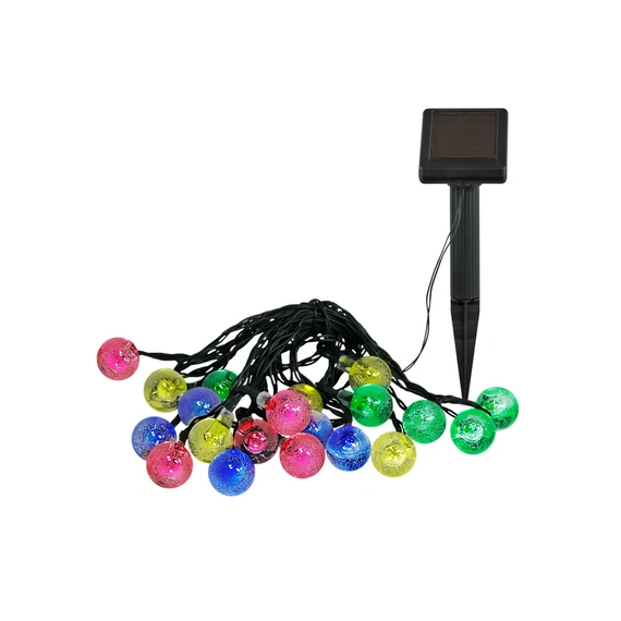 Гірлянда на сонячній батареї Goldlux 309150 Colorful Balls LED 20 IP44 різнокольорова