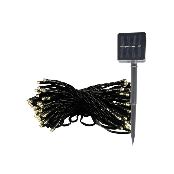 Гірлянда на сонячній батареї Goldlux 316745 Shine LED 200 3000K IP44 чорна