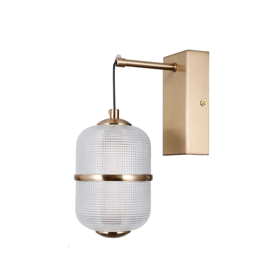 Бра, настінний світильник Italux WL-34375-1-HBR Alani LED 1x6W 3000K 588Lm IP20 золотий