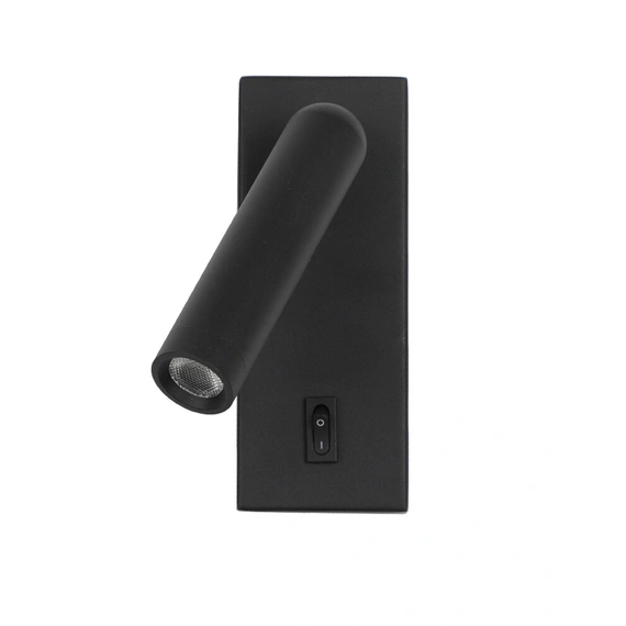 Бра, настінний світильник Italux WL-46376-1-BK Nova LED 1x2.5W 3000K 153Lm IP20 чорний