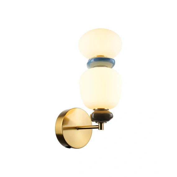 Бра, настінний світильник Italux WL-94981-1B-GD Evans LED 1x12W 3000K 1450Lm IP20 золотий