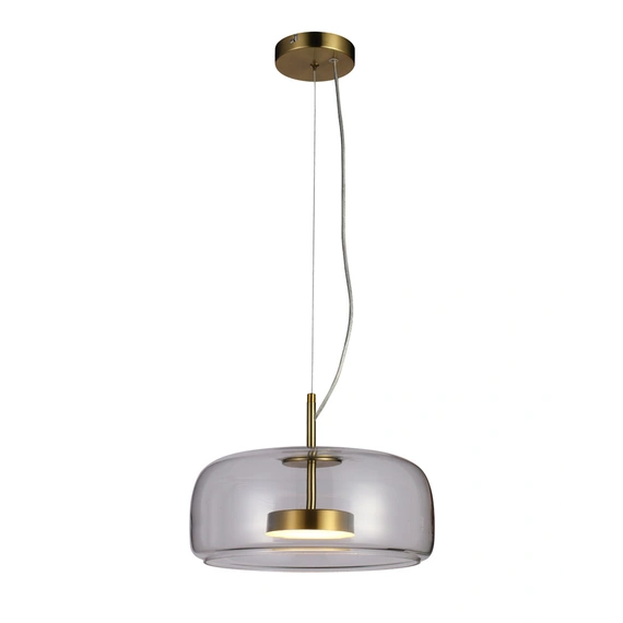 Підвісний світильник, люстра Italux PND-17760B-BRSS-CL Caste LED 1x10W 3000K 850Lm IP20 золотий