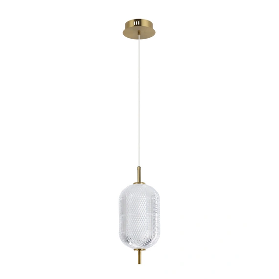 Підвісний світильник, люстра Italux PND-81438-1B-GD Corado LED 1x10W 3000K 1050Lm IP20 золотий