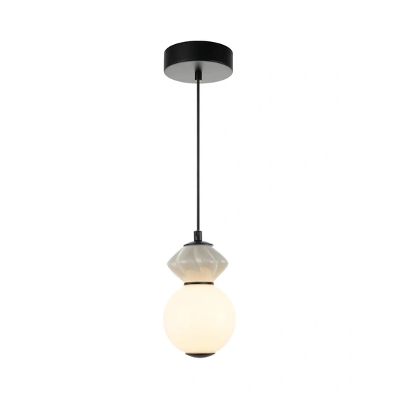 Підвісний світильник, люстра Italux PND-94921-1A-BK Balos LED 1x5W 3000K 550Lm IP20 чорний