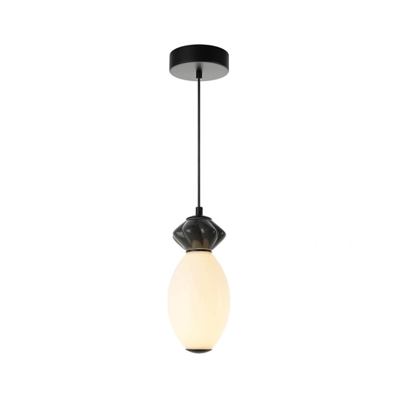 Підвісний світильник, люстра Italux PND-94921-1B-BK Balos LED 1x7W 3000K 760Lm IP20 чорний