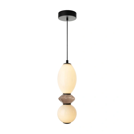 Підвісний світильник, люстра Italux PND-94921-2B-BK Balos LED 1x12W 3000K 1500Lm IP20 чорний