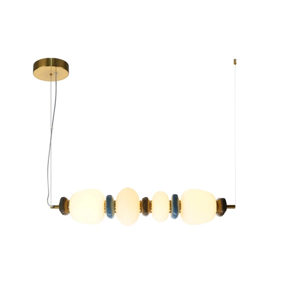 Підвісний світильник, люстра Italux PND-94981-4C-GD Evans LED 1x22W 3000K 2560Lm IP20 золотий