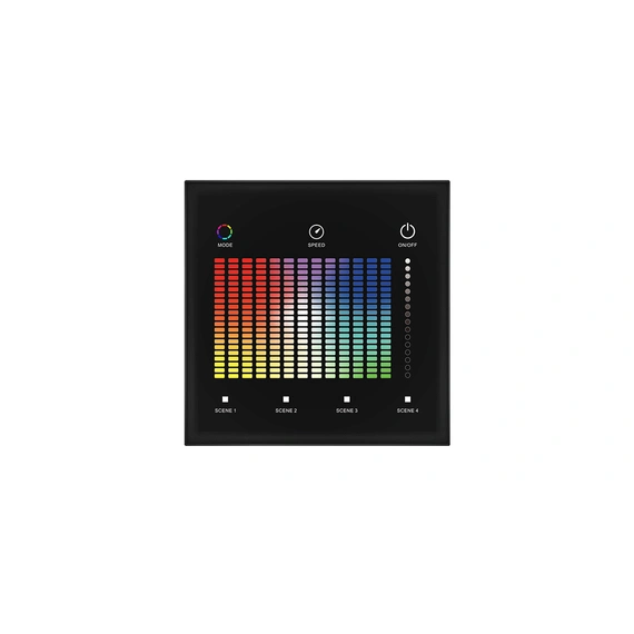 Настінна сенсорна панель DEYA RGB на 1 зону (TD3-S(black))