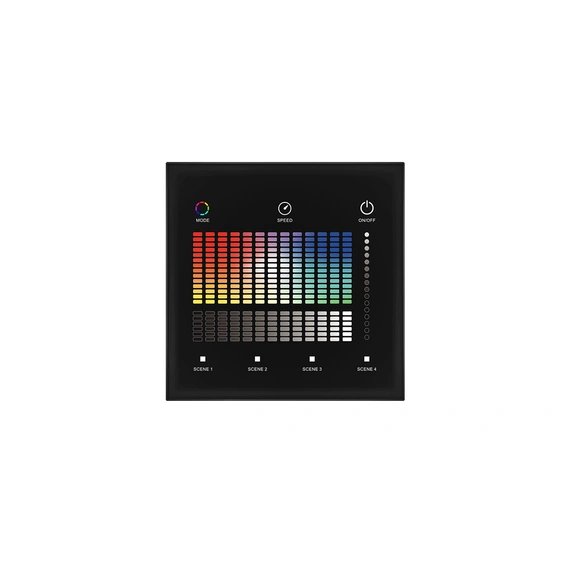 Настінна сенсорна панель DEYA RGBW на 1 зону (TD4-S(black))