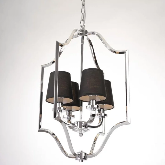 Зеркало CosmoLight New York P04380CH-BK, изображение 3
