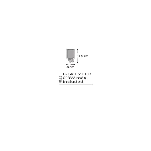 Детский ночник с подключением к розетке Dalber Clouds Grey 41415E, изображение 5