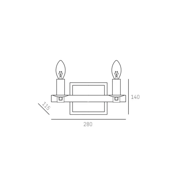 Бра Cosmo Light PORTLAND W02278NI WD, изображение 2