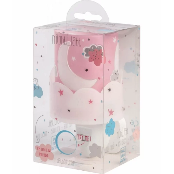Детский ночник с подключением к розетке Dalber MOON PINK 61235S, изображение 4