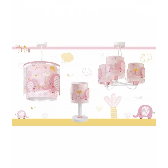 Настільна лампа Dalber LITTLE ELEPHANT PINK 61331S, зображення 6