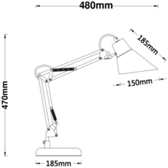 Настільна лампа Laguna Lighting 95694-01 рожевий., зображення 2