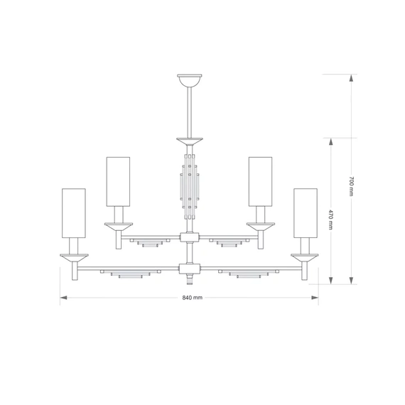 Зеркало Kutek FELLINO FEL-ZWL-4(P/A)KR, изображение 2