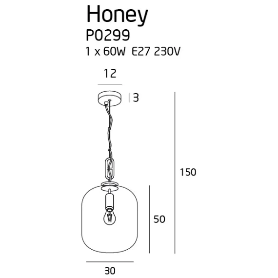 Люстра Maxlight HONEY P0299, изображение 2