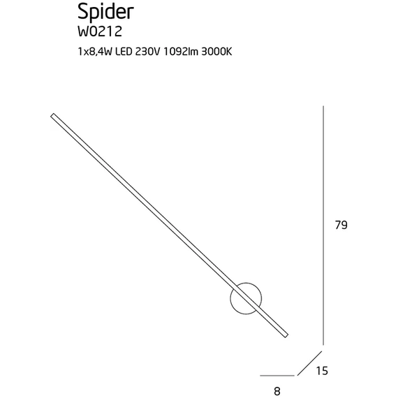 Бра Maxlight SPIDER W0212, зображення 2