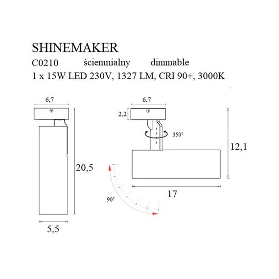 Потолочный светильник Maxlight SHINEMAKER C0210, изображение 3