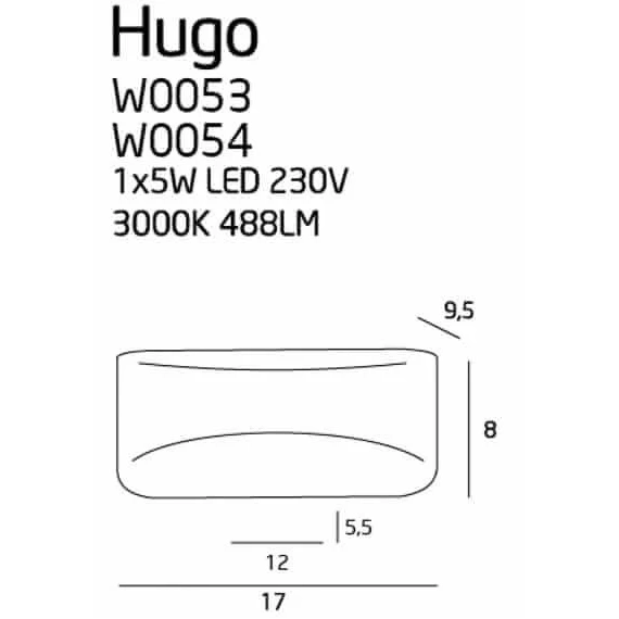 Бра MAXlight HUGO W0054, изображение 3