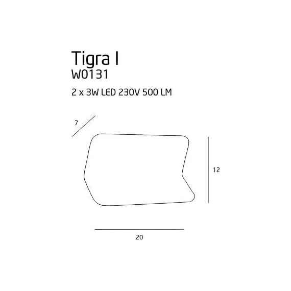 Бра MAXlight TIGRA W0131, изображение 2