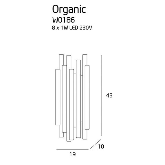 Бра MAXlight ORGANIC W0186D, зображення 3