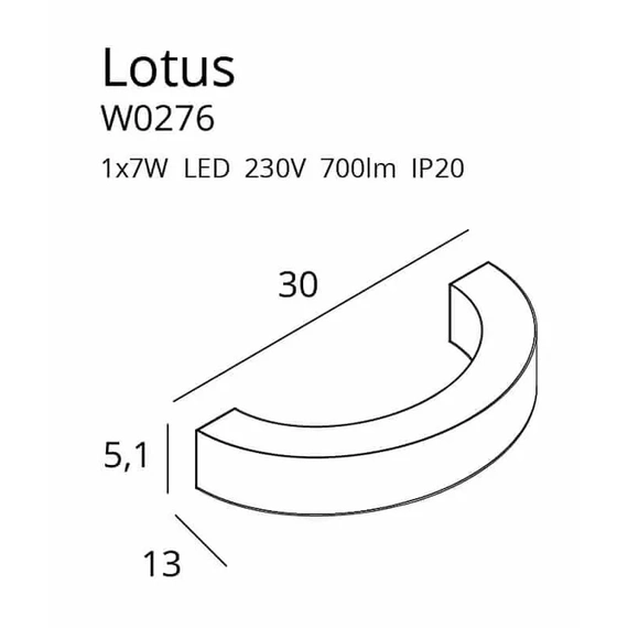 Бра MAXlight LOTUS W0276, изображение 2