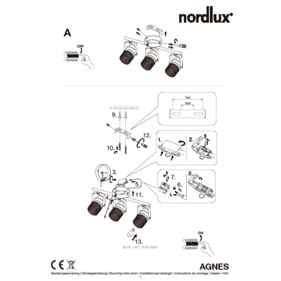 Спот Nordlux AGNES 49900101, зображення 4