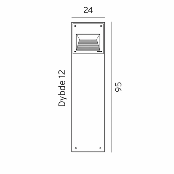 Уличный фонарь Norlys NAMSOS 5012AL, изображение 3