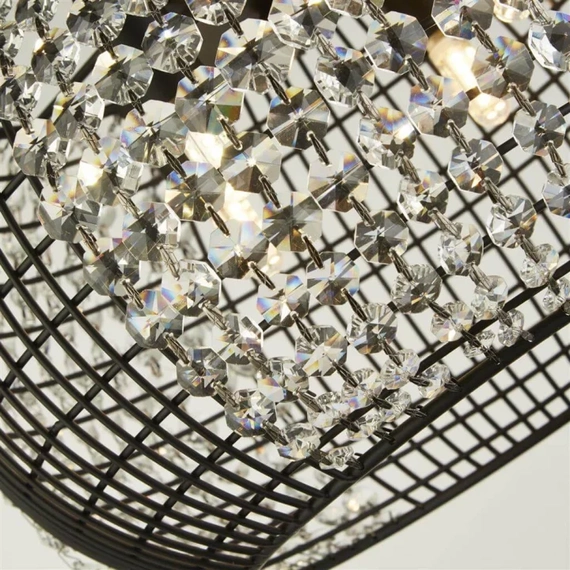 Люстра Searchlight CAGE 9094-4BK, изображение 3
