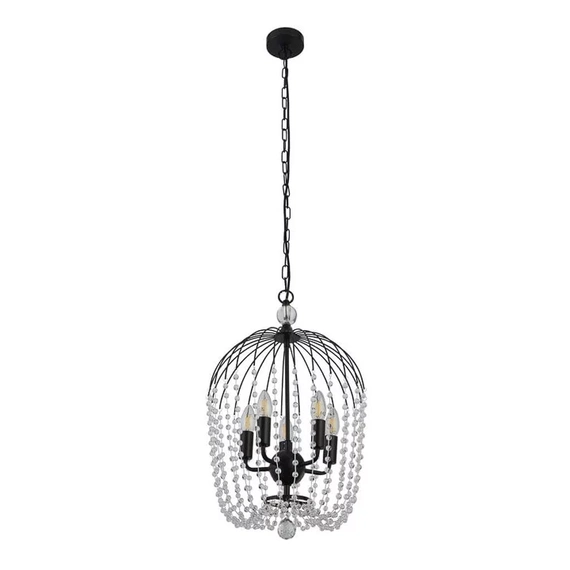 Люстра Searchlight SHOWER 30216-5BK, зображення 2