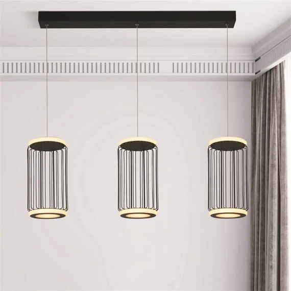 Люстра Searchlight CIRCOLO 54212-3BK, зображення 4