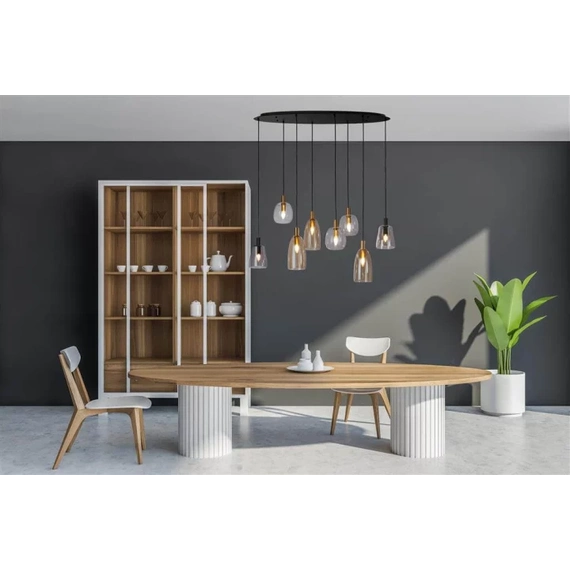 Люстра Searchlight DIVINE 36463-8BK, изображение 4
