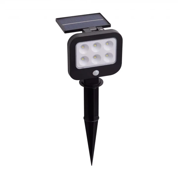 Ґрунтовий світильник Searchlight 67424BK SOLAR, з датчиком руху, зображення 2