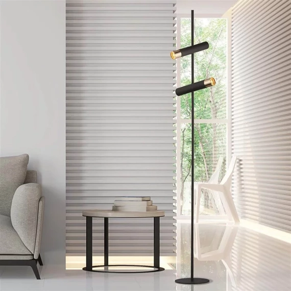 Торшер Searchlight CYLINDER EU31652-2BK, изображение 3