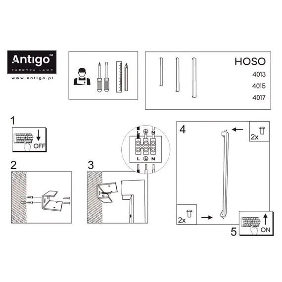 Бра SHILO HOSO 4018, 4000K, изображение 2