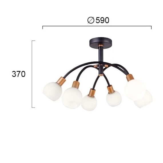 Люстра Viokef ELISA 4215100, зображення 2