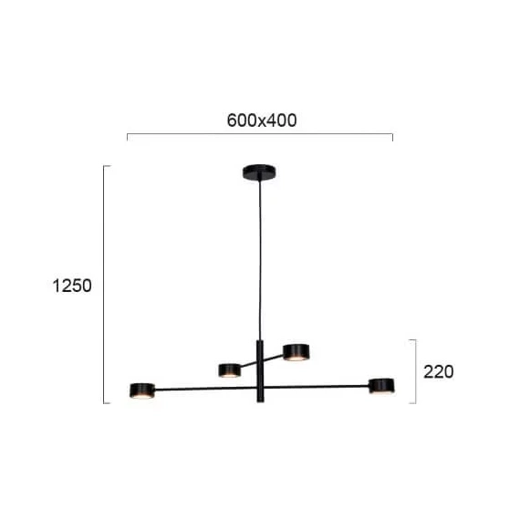 Люстра Viokef PRIMA 4258100, изображение 2
