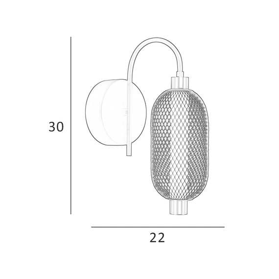 Бра Italux WL-84283-1-BK Marco Led 1x6W 3000K 310Lm IP20 Bk, изображение 5