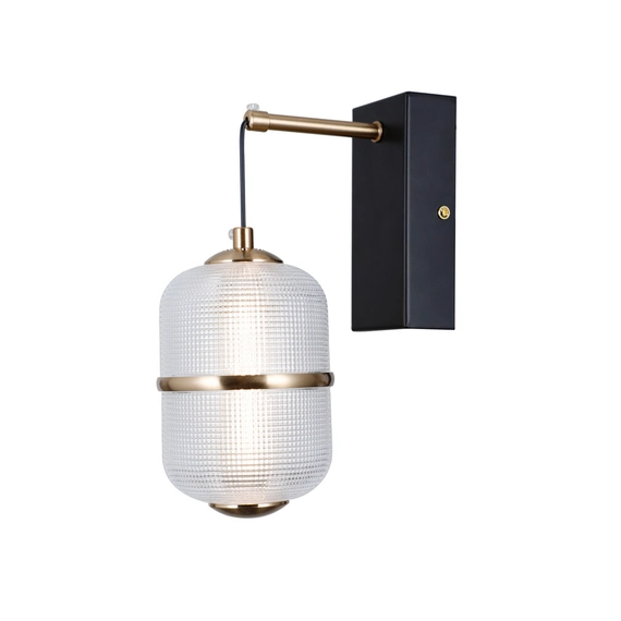 Бра, настінний світильник Italux WL-34375-1-BK Alani LED 1x6W 3000K 588Lm IP20 чорний, зображення 2