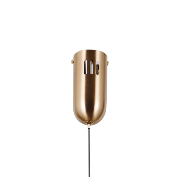 Підвісний світильник, люстра Italux PND-34395-1-HBR Fuente LED 1x5W 3000K 422Lm IP20 золотий, зображення 4