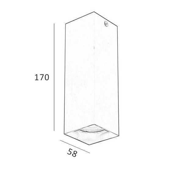 Точковий світильник Italux CLN-28394-M-WH Ander GU10 1x10W IP20 Wh, зображення 3