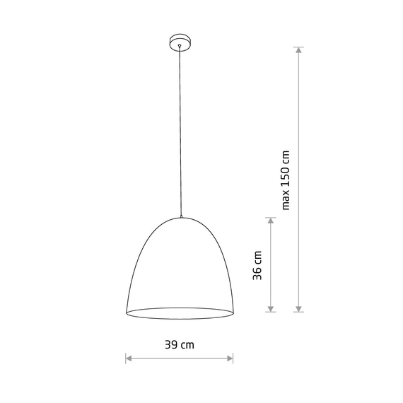 Подвесной светильник Nowodvorski 10323 Egg M E27 1x40W IP20 Wh, изображение 3