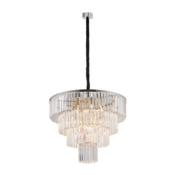 Люстра Nowodvorski 7615 Cristal E14 12x40W IP20 Silver, зображення 2