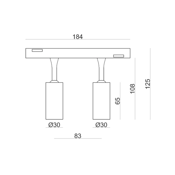 Магнітний світильник Alumled ALMG-M03-2 2x3W 40° 4000К OSRAM 240LM GD, изображение 2