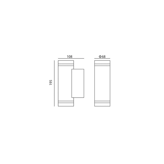 Вуличний світильник Italux OWL-2067-2-GU10 Fondo GU10 2x40W IP54, изображение 3