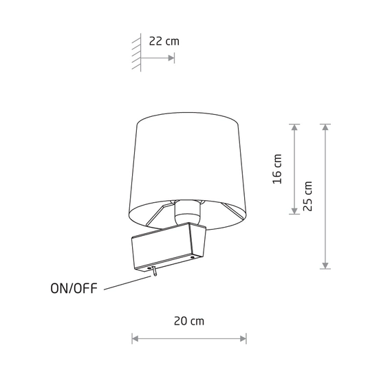 Бра Nowodvorski 8200 Chillin Е27 1x40W IP20 Wh, зображення 6