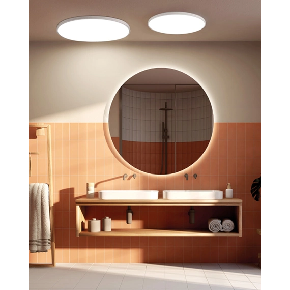 Світильник Nowodvorski 8210 Agnes round LED 1x64W 3000K 4800Lm IP44 Wh, зображення 3