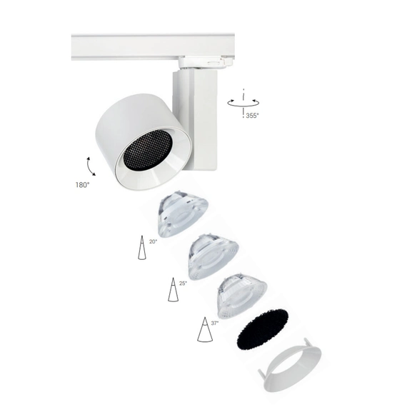 Трековый светильник Nowodvorski 8746 Ctls Nea LED 10W 3000K 3600Lm IP20 Bl, изображение 9