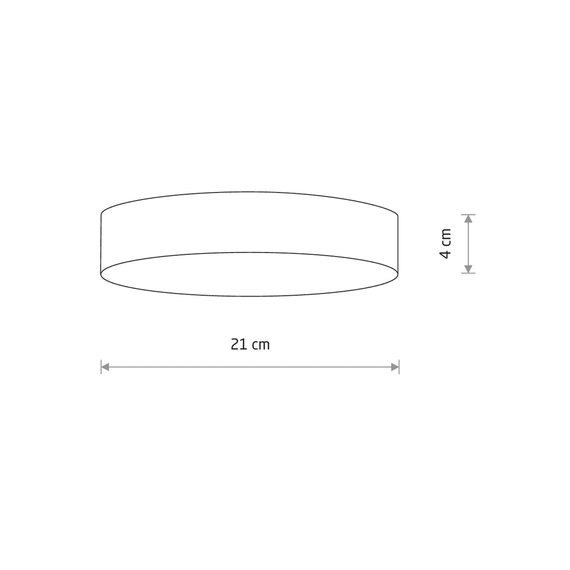 Потолочный светильник Nowodvorski 10417 Lid Round Led 1x35W 4000K 3150Lm IP20 Bl, изображение 5